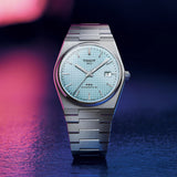 Tissot PRX Powermatic 80 Ice Blue Tiffany Dial Silver Steel Strap Watch for Men - T137.407.11.351.00 Authentic Buy Shop Now