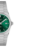 Tissot PRX Quartz Green Dial Steel Silver Steel Strap Watch for Men - T137.410.11.081.00 Authentic Buy Shop Now