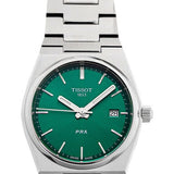 Tissot PRX Green Dial Silver Steel Strap Watch for Women - T137.210.11.081.00 Authentic Buy Shop Now