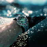 Tissot Seastar 1000 Chronograph Green Dial Silver Mesh Bracelet Watch For Men - T120.417.11.091.00 Authentic Buy Shop Now