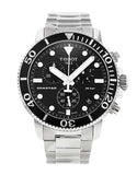 Tissot Seastar 1000 Chronograph Black Dial Silver Steel Strap Watch For Men - T120.417.11.051.00 Authentic Buy Shop Now