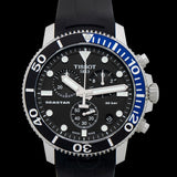 Tissot Seastar 1000 Chronograph Black Dial Black Rubber Strap Watch For Men - T120.417.17.051.02 Authentic Buy Shop Now