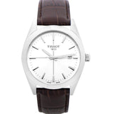 Tissot Gentlemen Silver Dial Brown Leather Strap Watch for Men - T127.410.16.031.01 Authentic Buy Shop Now