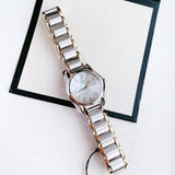 Tissot T Wave Mother of Pearl Dial Two Tone Steel Strap Watch for Women - T023.210.22.117.00 Authentic Buy Shop Now
