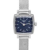 Tissot Lovely Square Blue Dial Silver Mesh Bracelet Watch For Women - T058.109.11.041.00 Authentic Buy Shop Now