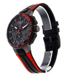 Tissot T Race Cycling Vuelta Black Dial Two Tone Rubber Strap Watch For Men - T111.417.37.441.01 Authentic Buy Shop Now