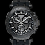 Tissot T Race Chronograph Anthracite Black Dial Black Silicone Strap Watch For Men - T115.417.37.061.03 Authentic Buy Shop Now