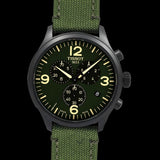 Tissot Chrono XL Green Dial Green NATO Strap Watch For Men - T116.617.37.097.00 Authentic Buy Shop Now