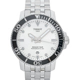 Tissot Seastar 1000 Powermatic 80 Silver Dial Silver Steel Strap Watch For Men - T120.407.11.031.00 Authentic Buy Shop Now