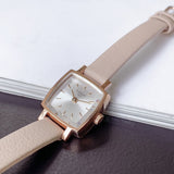 Tissot T Lady Lovely Square White Dial Pink Leather Strap Watch For Women - T058.109.36.031.00 Authentic Buy Shop Now