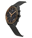 Tissot T Classic PR 100 Chronograph Anthracite Black Dial Black Mesh Bracelet Watch For Men - T101.417.23.061.00 Authentic Buy Shop Now