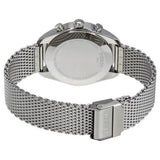 Tissot PR 100 Chronograph Blue Dial Silver Mesh Bracelet Watch for Men - T101.417.11.041.00 Authentic Buy Shop Now