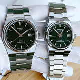 Tissot PRX Powermatic 80 Green Dial Silver Steel Strap Watch for Men - T137.207.11.091.00