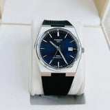 Tissot PRX Powermatic 80 Blue Dial Black Rubber Strap Watch for Men - T137.407.17.041.00 Authentic Buy Shop Now