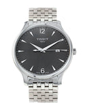 Tissot T Classic Tradition Grey Dial Silver Steel Strap Watch For Men - T063.610.11.067.00 Authentic Buy Shop Now