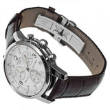 Tissot T Race PRC 200 Chronograph White Dial Brown Leather Strap Watch for Men - T17.1.516.32 Authentic Buy Shop Now