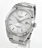 Tissot Gentleman Powermatic 80 Silicium Silver Dial Silver Steel Strap Watch For Men - T127.407.11.031.00 Authentic Buy Shop Now