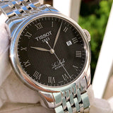Tissot T Classic Le Locle Powermatic 80 Black Dial Silver Steel Strap Watch For Women - T41.1.483.53 Authentic Buy Shop Now