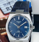 Tissot PRX Powermatic 80 Blue Dial Blue Leather Strap Watch for Men - T137.407.16.041.00 Authentic Buy Shop Now