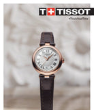 Tissot Bellissima Small Lady White Dial Brown Leather Strap Watch For Women - T126.010.36.013.00 Authentic Buy Shop Now