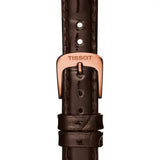 Tissot T Classic Carson White Dial Brown Leather Strap Watch For Women - T085.207.36.013.00 Authentic Buy Shop Now
