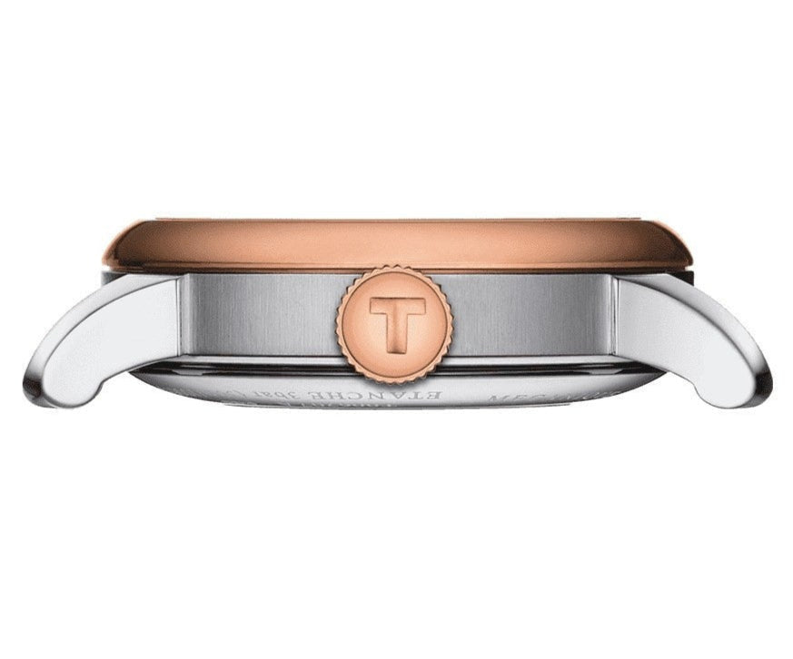 Tissot Le Locle Automatic Lady Mother of Pearl Dial Two Tone Steel Strap Watch For Women - T006.207.22.116.00 Authentic Buy Shop Now