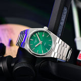 Tissot PRX Green Dial Silver Steel Strap Watch for Women - T137.210.11.081.00 Authentic Buy Shop Now