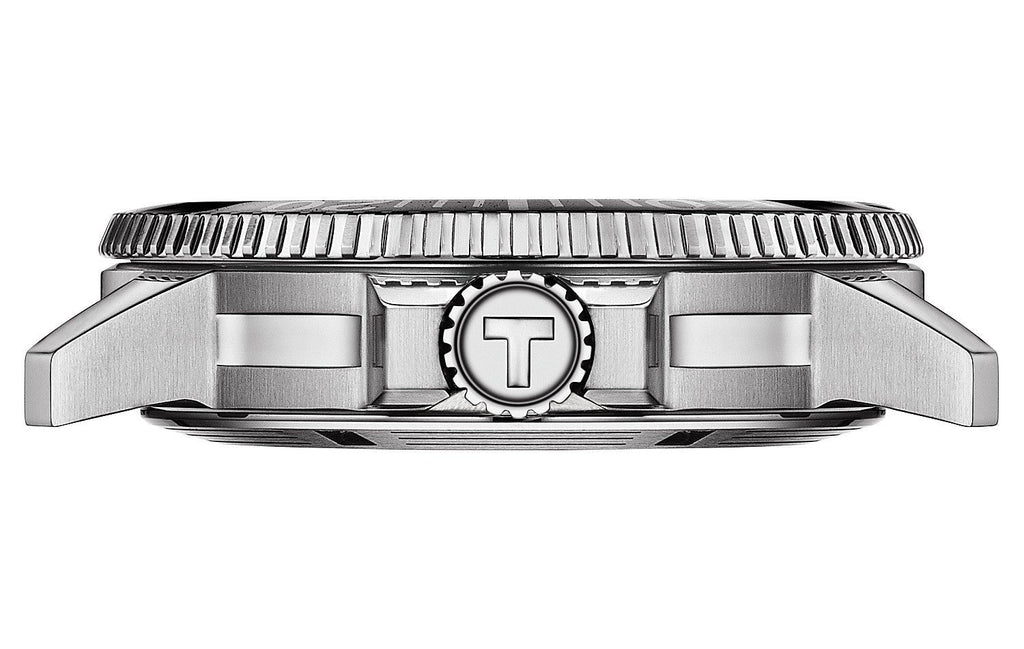 Tissot Seastar 1000 Powermatic 80 Blue Dial SIlver Mesh Bracelet Watch For Men - T120.407.11.041.02 Authentic Buy Shop Now