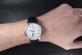 Tissot T Classic Le Locle Automatic Silver Dial Black Leather Strap Watch For Men - T41.1.423.33 Authentic Buy Shop Now