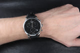 Tissot T Classic Tradition Chronograph Black Dial Black Leather Strap Watch For Men - T063.617.16.057.00 Authentic Buy Shop Now