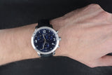 Tissot PRC 200 Chronograph Blue Dial Blue Leather Strap Watch For Men - T055.417.16.047.00 Authentic Buy Shop Now