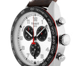 Tissot T Sport PRS 516 Chronograph Silver Dial Brown Leather Strap Watch for Men - T131.617.16.032.00 Authentic Buy Shop Now