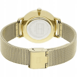 Tommy Hilfiger Jenna Quartz White Dial Gold Mesh Bracelet Watch For Women - 1781943 Authentic Buy Shop Now