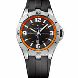 Tommy Hilfiger Drew Black Dial Black Rubber Strap Watch for Men - 1791064 Authentic Buy Shop Now