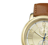 Tommy Hilfiger Claudia Rose Gold Dial Brown Leather Strap Watch for Women - 1781818 Authentic Buy Shop Now