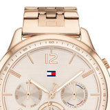 Tommy Hilfiger Harper Chronograph Quartz Rose Gold Dial Rose Gold Steel Strap Watch For Women - 1782224 Authentic Buy Shop Now
