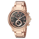 Tommy Hilfiger Claudia Black Dial Rose Gold Steel Strap Watch for Women - 1781820 Authentic Buy Shop Now