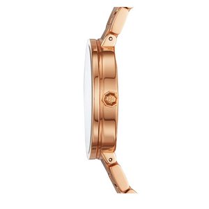 Tory Burch Reva Rose Gold Dial Rose Gold Steel Strap Watch for Women - TBW4028 Authentic Buy Shop Now