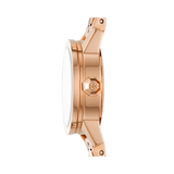 Tory Burch Reva Rose Gold Dial Rose Gold Steel Strap Watch for Women - TBW4043 Authentic Buy Shop Now