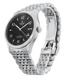Tudor 1926 Automatic Black Dial Silver Steel Strap Watch for Men - M91650-0002 Authentic Buy Shop Now
