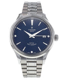 Tudor Style Automatic Blue Dial Silver Steel Strap Watch for Men - M12710-0013 Authentic Buy Shop Now