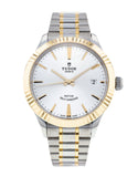 Tudor Style Automatic Silver Dial Two Tone Steel Strap Watch for Men - M12713-0003 Authentic Buy Shop Now