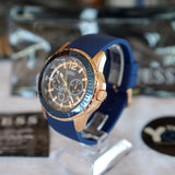 Guess Maverick Blue Dial Blue Rubber Strap Watch for Men - W0485G1 Authentic Buy Shop Now