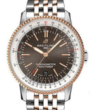 Breitling Navitimer Automatic 41mm Grey Dial Silver Steel Strap Mens Watch - U17326211M1A1 Authentic Buy Shop Now