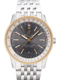 Breitling Navitimer Automatic 41mm Grey Dial Silver Steel Strap Mens Watch - U17326211M1A1 Authentic Buy Shop Now