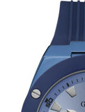Guess Poseidon Blue Dial Blue Rubber Strap Watch for Men - GW0057G3 Authentic Buy Shop Now