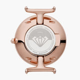 Emporio Armani Retro Quartz Silver Dial Rose Gold Steel Strap Watch For Women - AR1776 Authentic Buy Shop Now