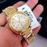 Marc Jacobs Mandy White Dial Gold Steel Strap Watch for Women - MJ3573 Authentic Buy Shop Now