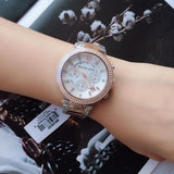Michael Kors Parker White Dial Two Tone Steel Strap Watch for Women - MK5820 Authentic Buy Shop Now
