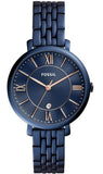 Fossil Jacqueline Blue Dial Blue Steel Strap Watch for Women - ES4094 Authentic Buy Shop Now